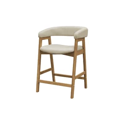Alpine Furniture Cove Counter Height Chairs, Natural (Set of 2)