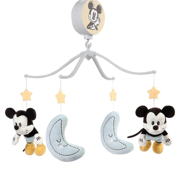 slide 2 of 8, Lambs & Ivy Disney Baby Moonlight Mickey Mouse Musical Baby Crib Mobile Soother