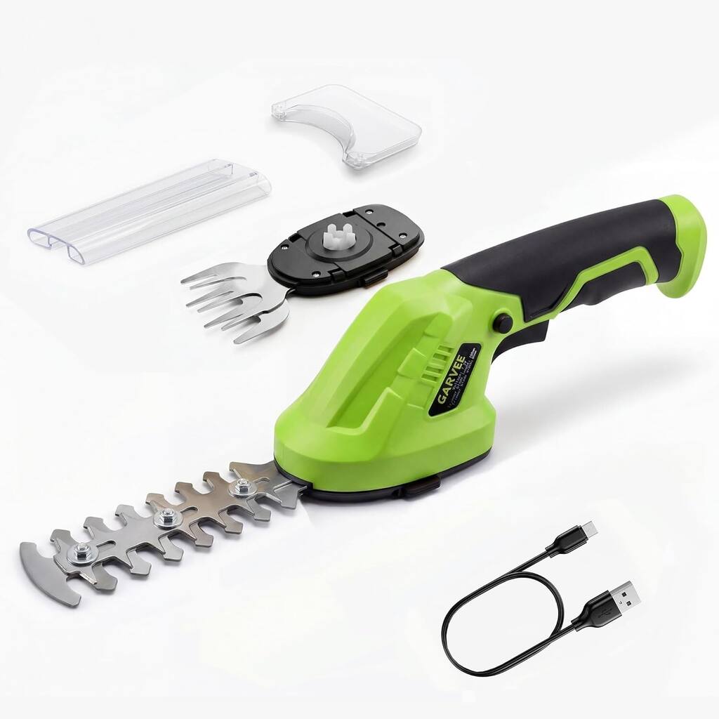 Lightweight 2 in 1 Electric Handheld Cordless Grass Trimmer Hedge Shears/ Grass Cutter