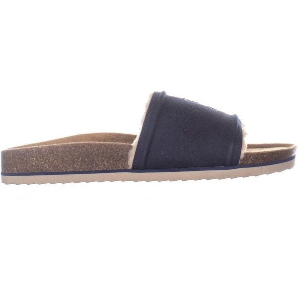 tommy hilfiger furry slides