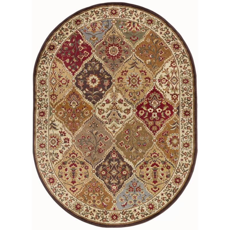 Rhythm Traditional Oriental Indoor Area Rug