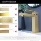 preview thumbnail 21 of 44, STYLISH Single Handle Single Hole Bathroom Faucet - Faucet Height: 6 1/2" Spout Height: 4 1/2"