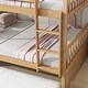 preview thumbnail 10 of 16, Bunk Bed with Trundle, Ladder and Guardrails, Convertible to 2 Full Size Beds