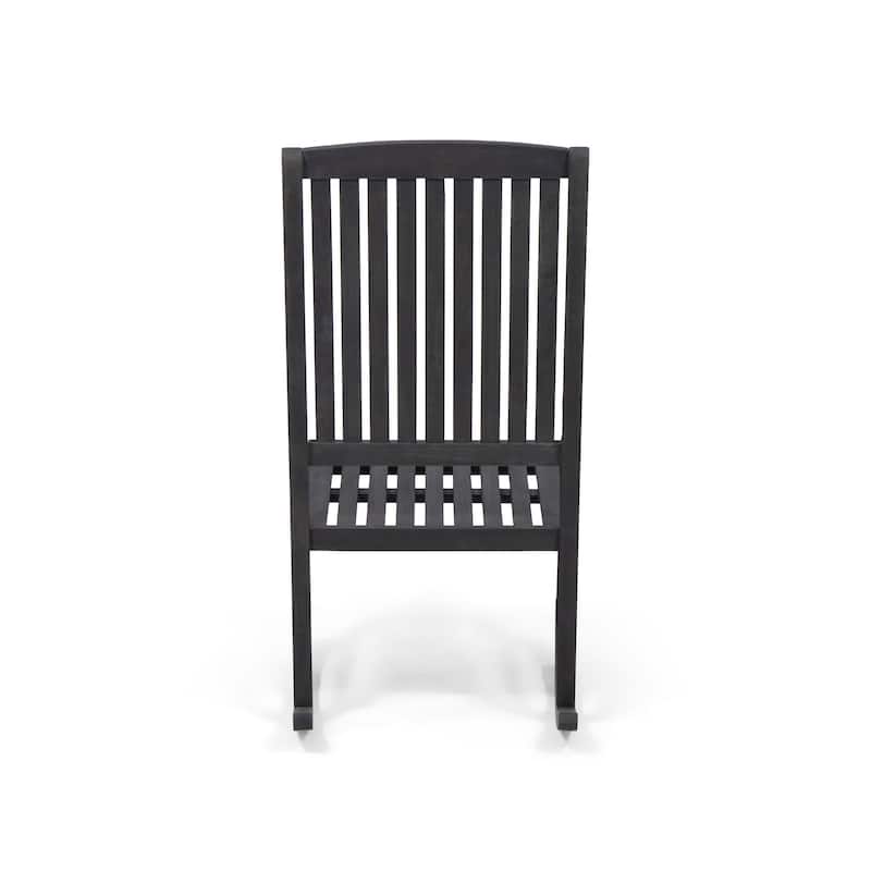 Arcadia Outdoor Acacia Wood Rocking Chair by Christopher Knight Home