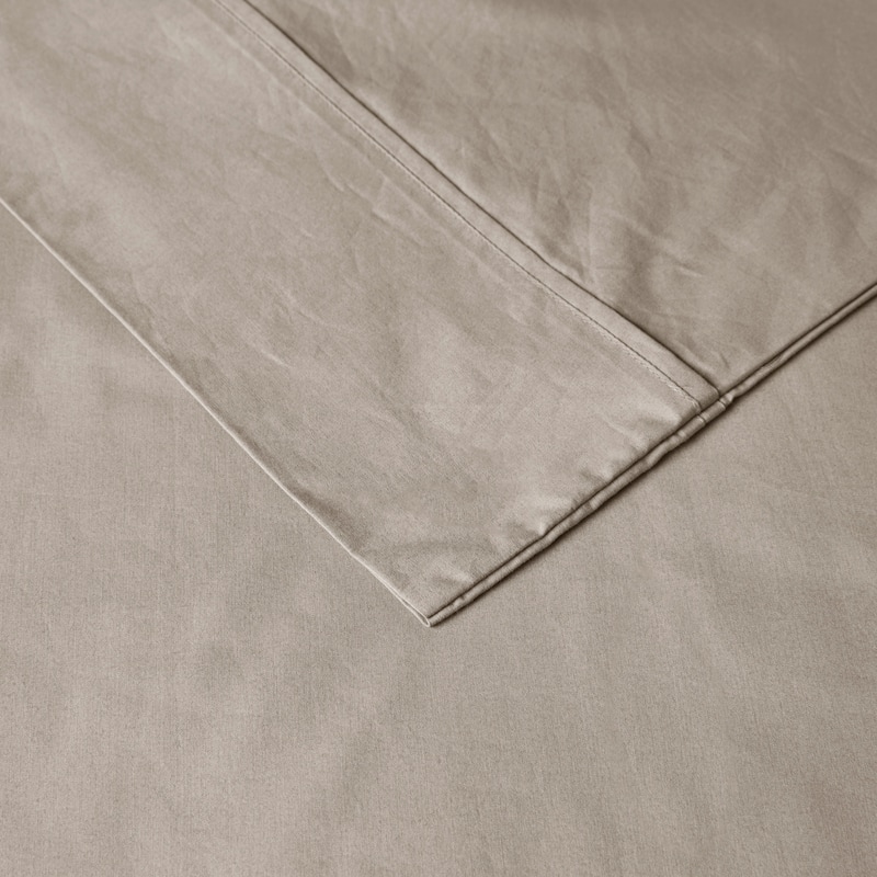 Madison Park 200 Thread Count Relaxed Cotton Percale Sheet Set