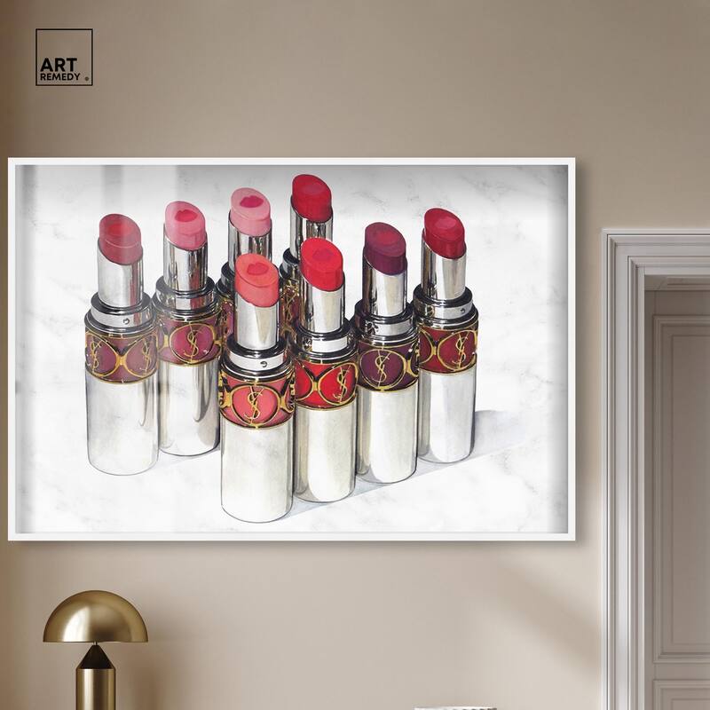Doll Memories - Lipsticks 22 Shadowbox by Art Remedy