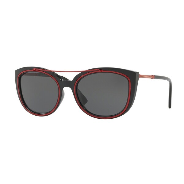 Versace Women's VE4336 525587 56 Grey Plastic Cat Eye Sunglasses. Opens flyout.