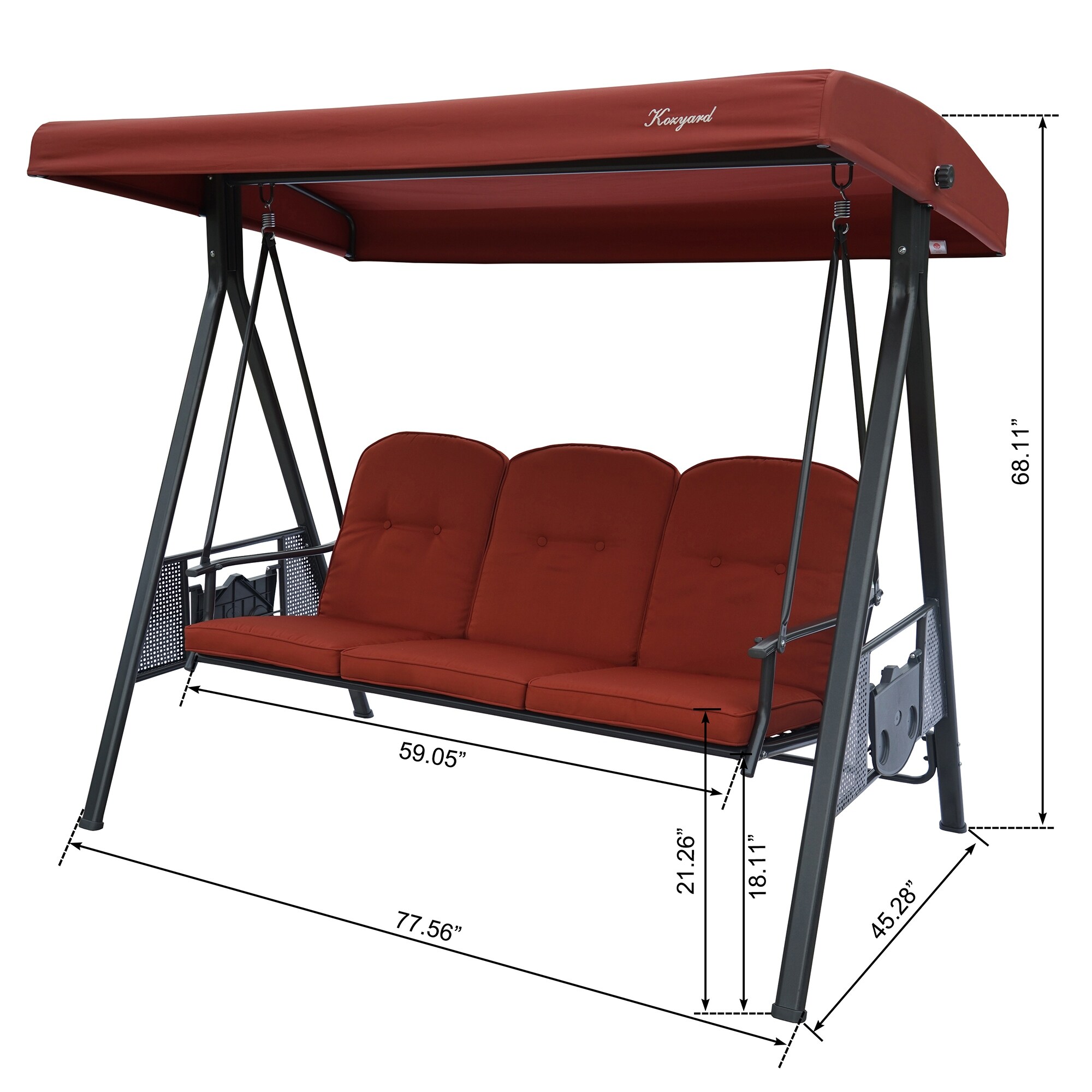 Kozyard swing top
