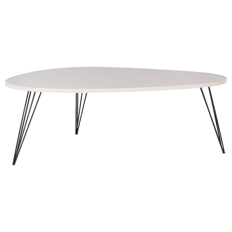 SAFAVIEH Louann Oak Finish/ Black Coffee Table - 44" x 31.5" x 15.6" - 44Wx32Dx16H - Taupe