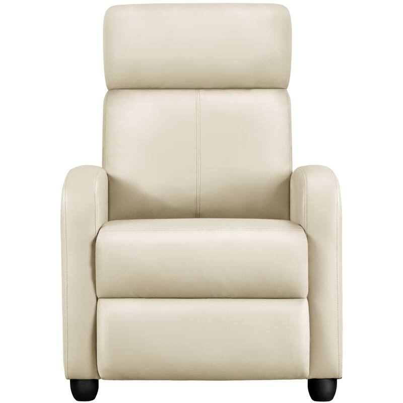Yaheetech Recliner Chair PU Leather Adjustable Reclining Chair Sofa