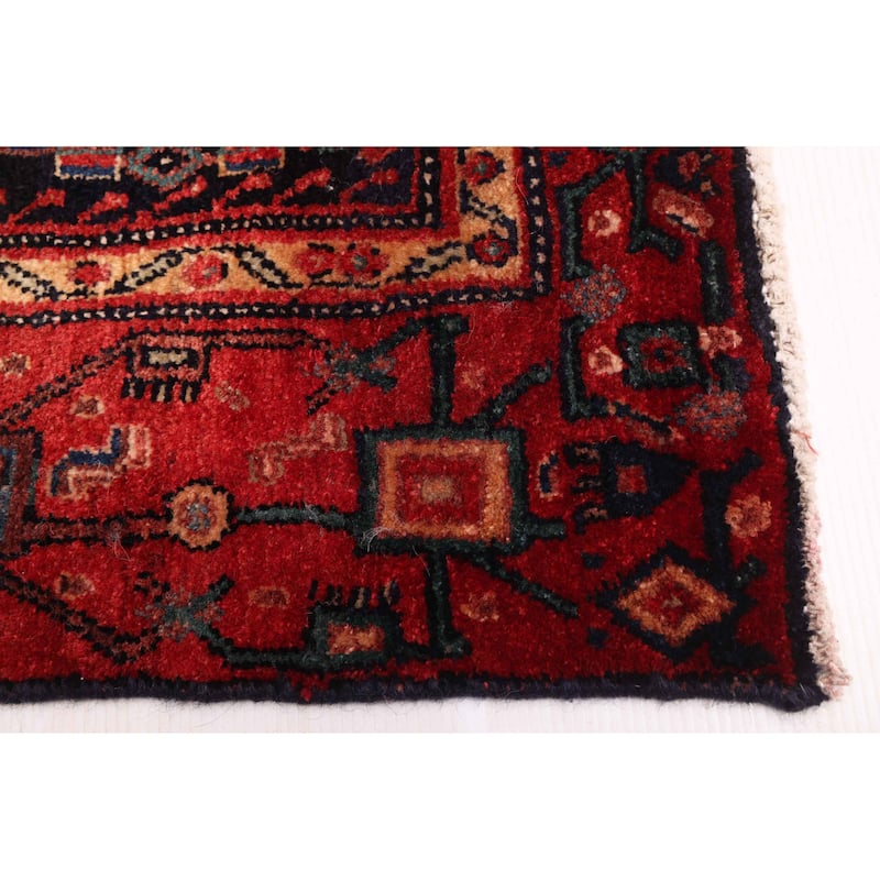 ECARPETGALLERY Hand-knotted Kayseri Vintage Dark Navy Wool Rug - 4'10 x 7'1