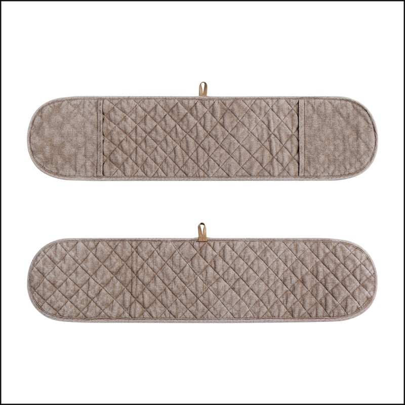 No. 918 Portina Stonewashed Cotton Quilted 1-Piece Double Oven Mitt