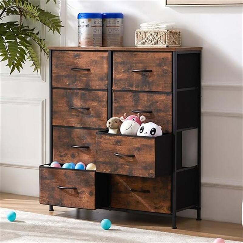 Dresser for Bedroom Tall Drawer Dresser - Brown