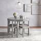 Harrisburg Tobey 5-piece Compact Round Dining Set - Grey