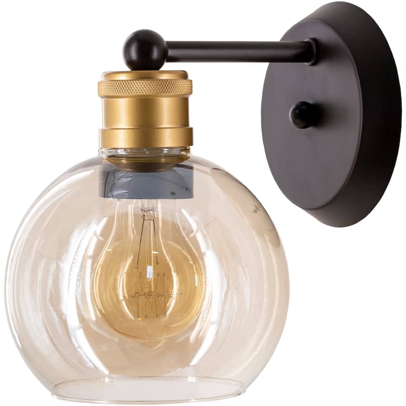 Livabliss Carson Vintage Globe 1-light Wall Sconce