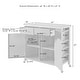 preview thumbnail 12 of 31, Savannah Wood Top Drop Leaf Kitchen Island/Cart - 30"d x 42"w x 37"h