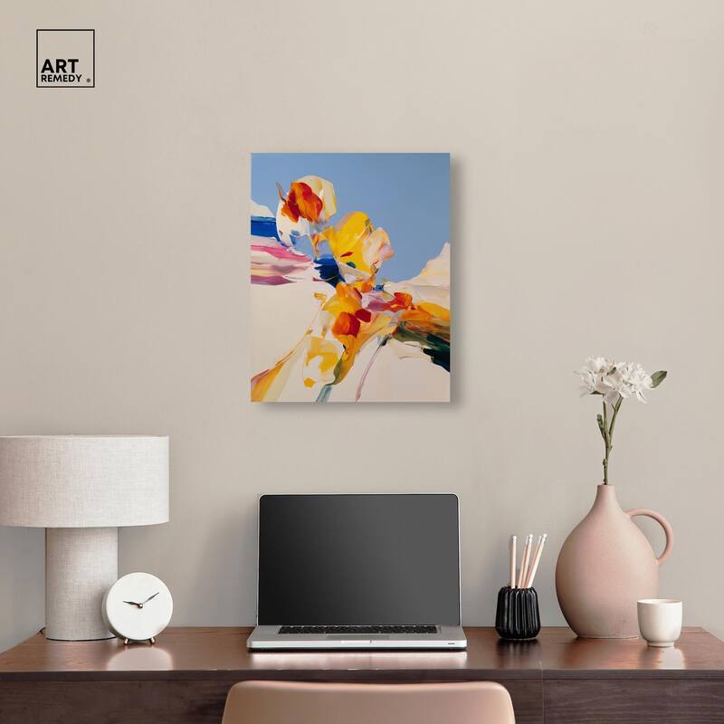 Flippant Bloom II Canvas by Art Remedy, Gallery Wrapped