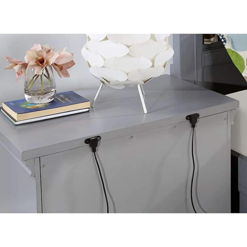 Transitional Style Solid wood 1pc Nightstand Only Bedroom Furniture Bedside Table Round Knobs 3-Drawers Nightstand