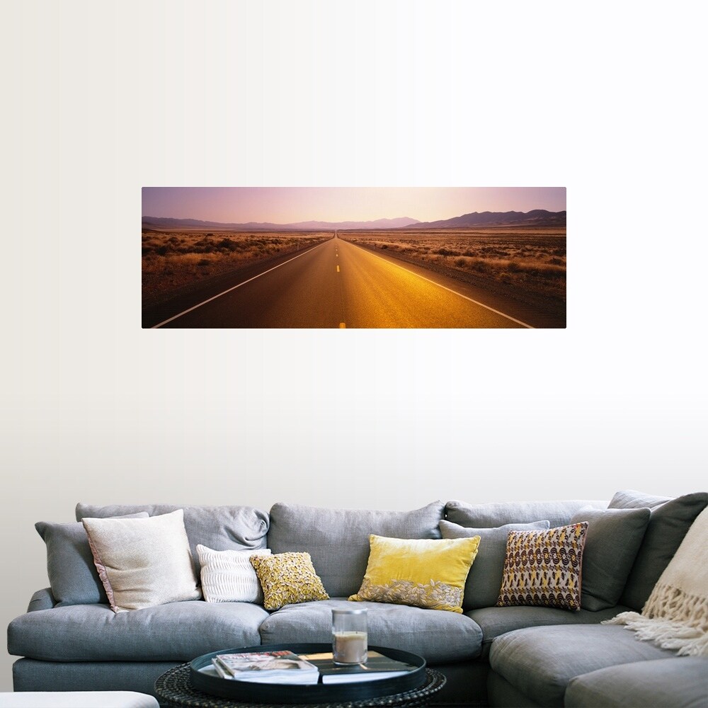 Shop Nevada Desert Road Poster Print Overstock 16854194