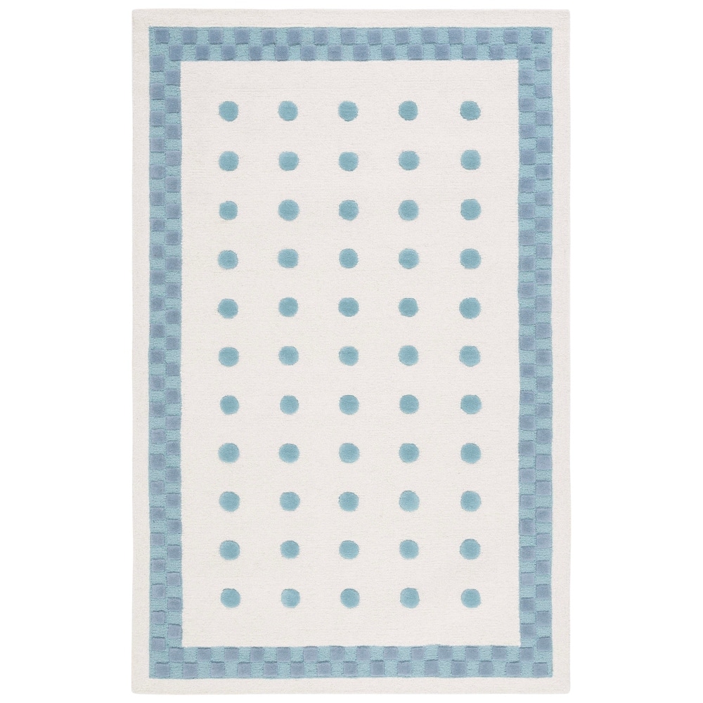 SAFAVIEH Handmade Kids Kinsey Dots Wool Rug