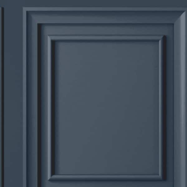 slide 2 of 4, Laura Ashley Redbrook Wood Panel Dark Seaspray Wallpaper - N/A