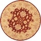 preview thumbnail 26 of 141, SAFAVIEH Handmade Anatolia Madeline Traditional Hand-spun Wool Rug 4'  x  4' - Red/Sage - Runner