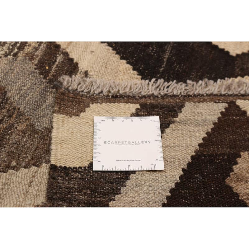 Sivas Brown Kilim 10'6" x 13'8" - 10'6 x 13'8