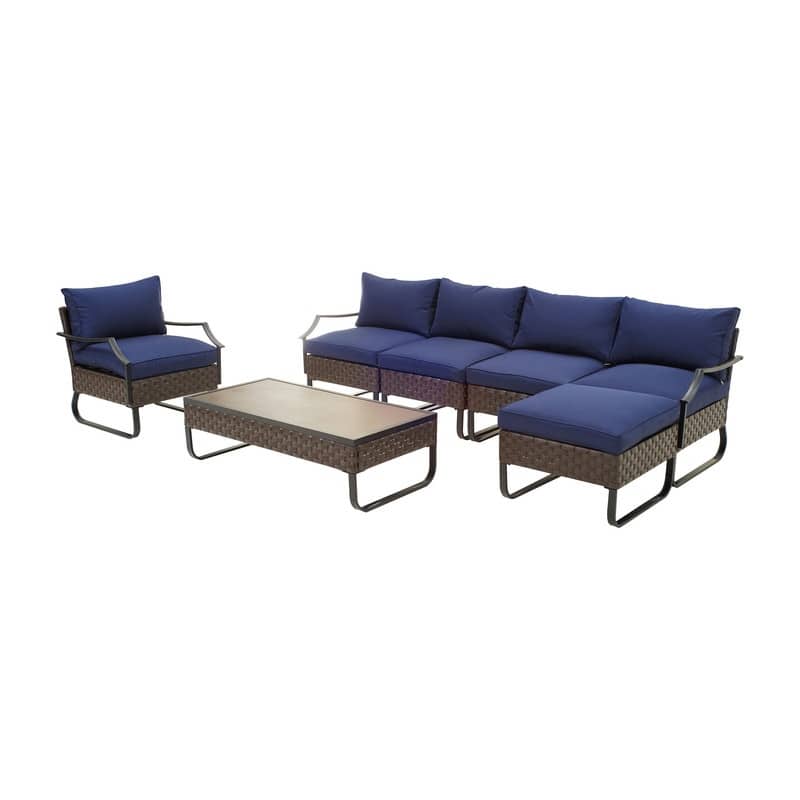 Patio Festival U-Leg 7-Piece Outdoor Conversation Set