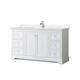 Option White / Carrara Cultured Marble Top / Polished