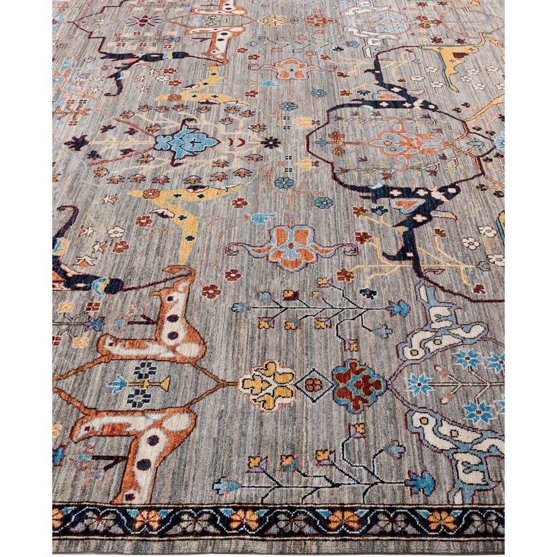 Serapi One-of-a-Kind Hand-Knotted Area Rug - Brown - 8' 10" x 11' 10"