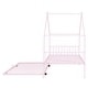 preview thumbnail 19 of 29, Twin Size Metal House Bed with Twin Size Trundle
