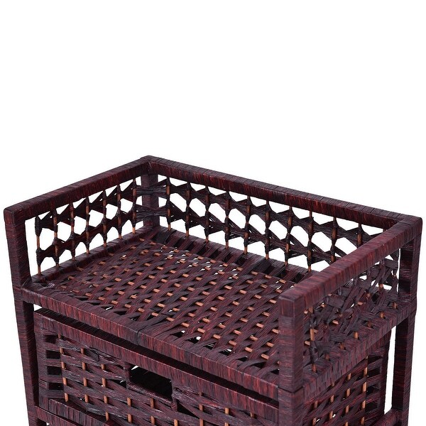 basket storage shelf unit