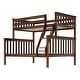 preview thumbnail 26 of 26, Now Furniture Twin Over Full Bunk Bed with Angled Ladder