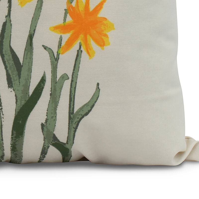 20 x 20 inch Daffodils Decorative Pillow
