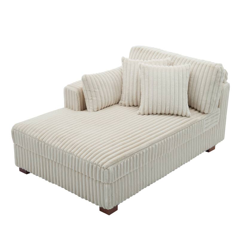 DREAMSIDEA Modern Oversized Chaise Lounge Sofa for Living Room