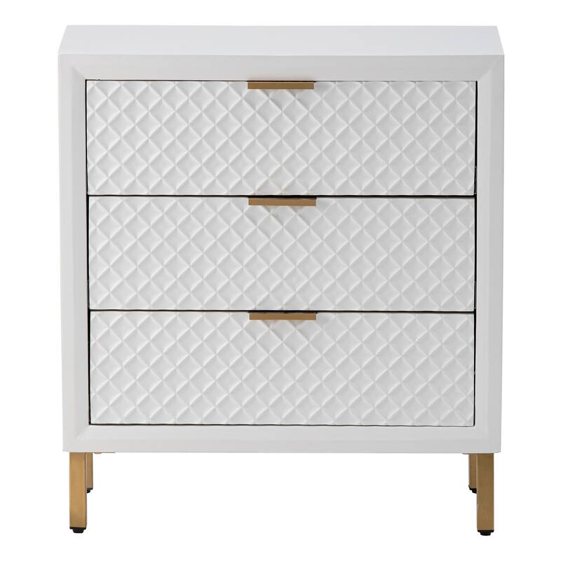 COZAYH Contemporary Spacious Drawer Nightstand Side Table, Modern Storage, Clean-Lined Transitional Style