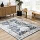preview thumbnail 4 of 8, Hauteloom Scalby Hallway, Kitchen Runner Rug - Denim, Cream, Peach - 2'7" x 10'