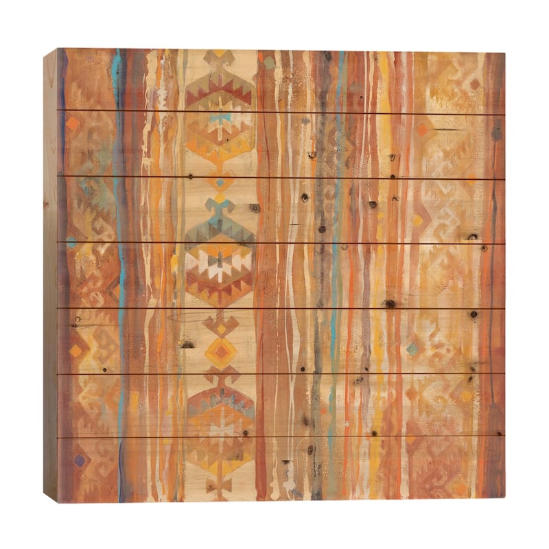 Arizona Print On Wood by Albena Hristova - Multi-Color - 26x26x1.5