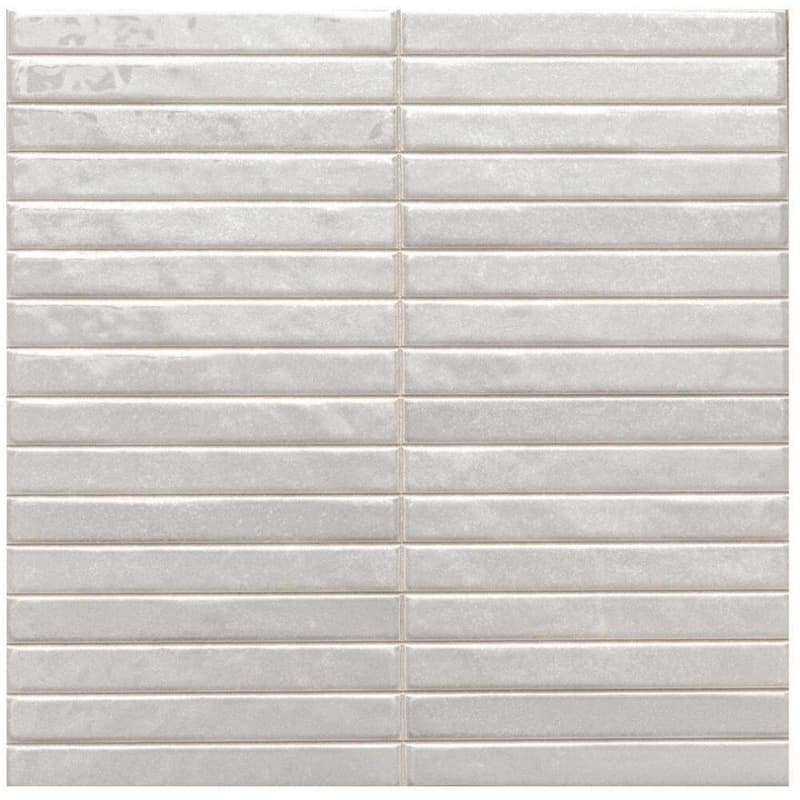 Castilla 14x14 Glossy Porcelain Textured Ribbed Tile - Wall, Backsplash