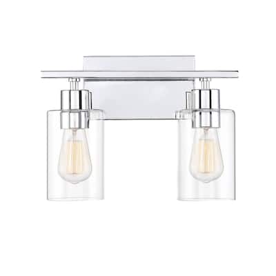 Savoy House Lambert 2 Light 13" Wide Bathroom Vanity Light with Glass