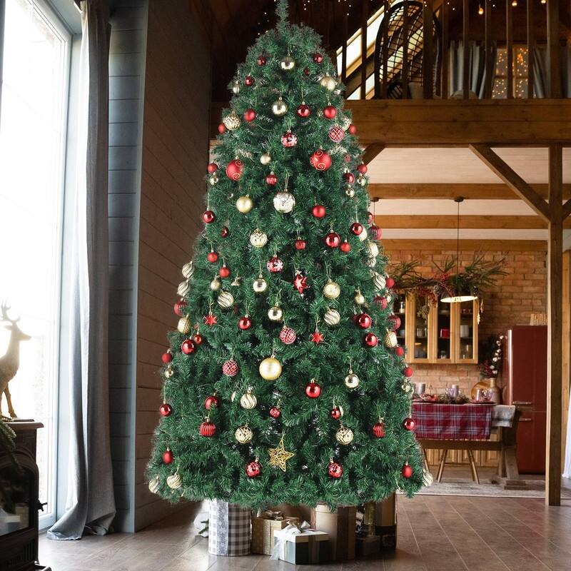 12ft Automatic Tree Structure PVC Material 7794 Tips Christmas Tree - N/A