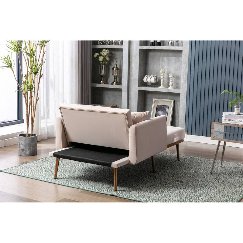Chaise Lounge Chair /Accent Chair with Ottoman