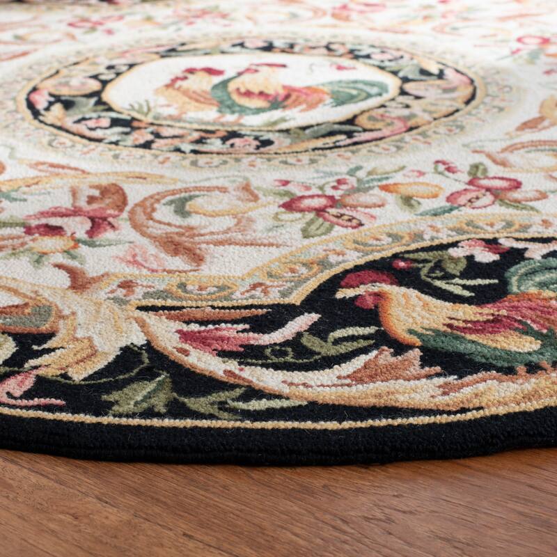 SAFAVIEH Handmade Chelsea Myranda French Country Rooster Wool Rug