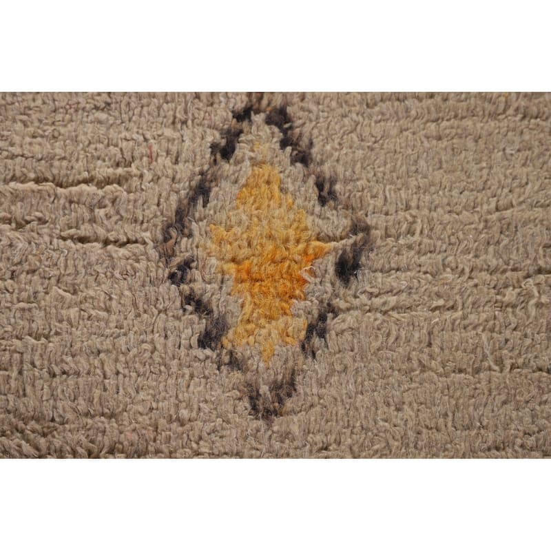 Geometric / Moroccan Style Area Rug Hand-Knotted Wool Carpet - 5'9" x 9'9"