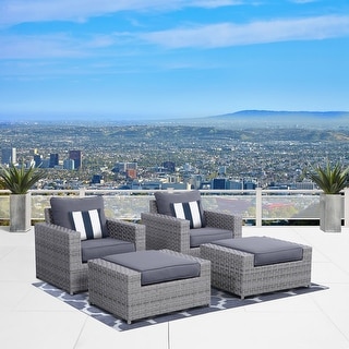 Wicker Modern Contemporary Sunhaven Patio Furniture Sets Bed