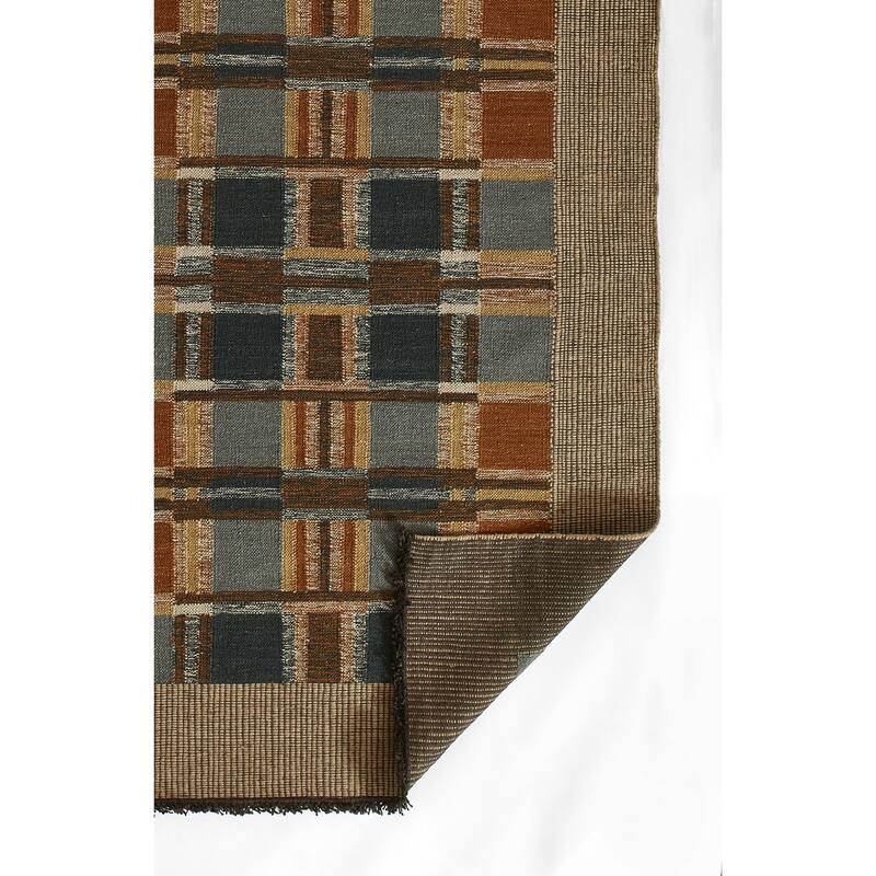 Momeni Adobe Hand Woven Wool and Jute Geometric Area Rug