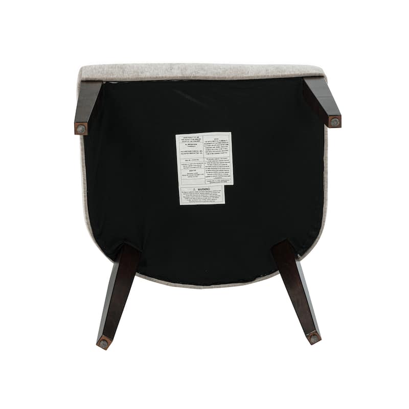 Manhattan Comfort Beever Modern Chenille Dining Armchair