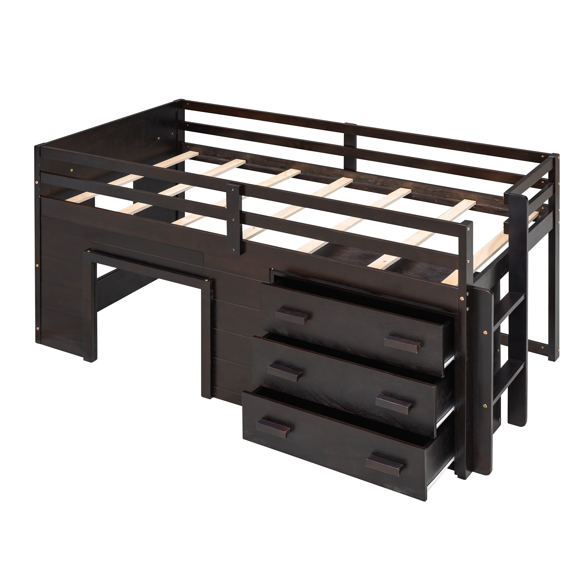 Low loft beds with storage store