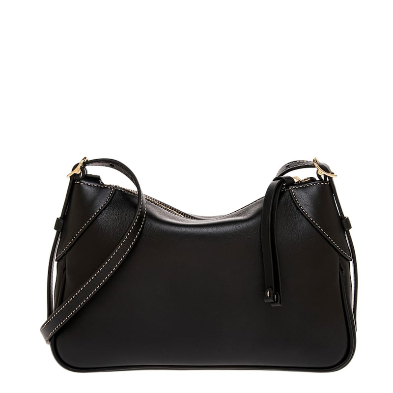 Gucci GG Emblem Leather Hobo Bag