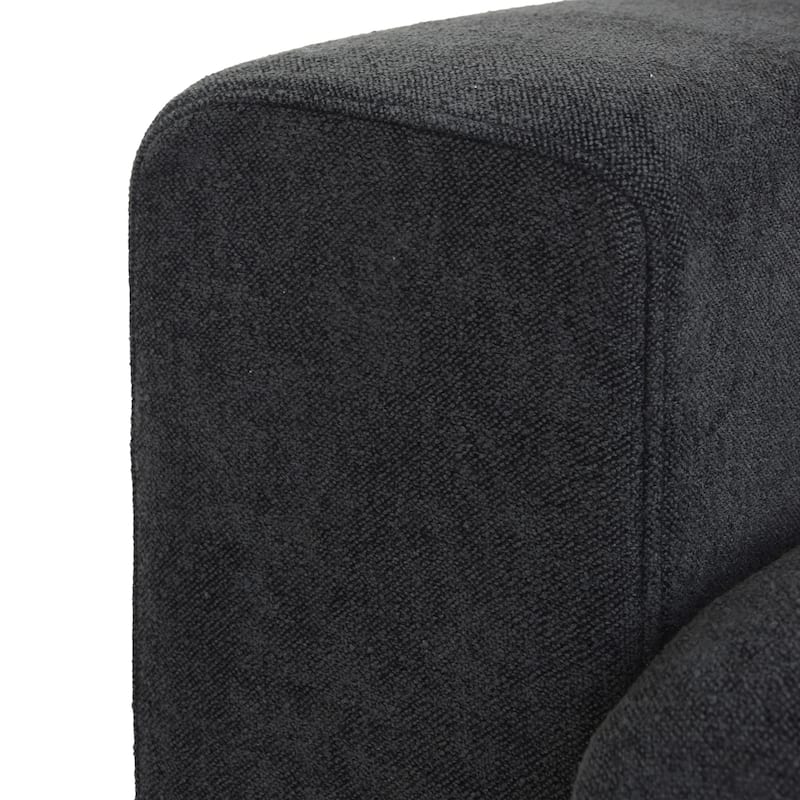 Large Down Filled Corner Sectional Sofa Couch with Ottoman for Living Room Set